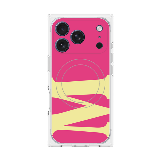 Premium Square Case with MagSafe［ Original - initial color - M pink ］