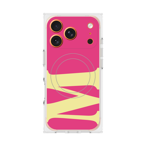 Premium Square Case with MagSafe［ Original - initial color - M pink ］