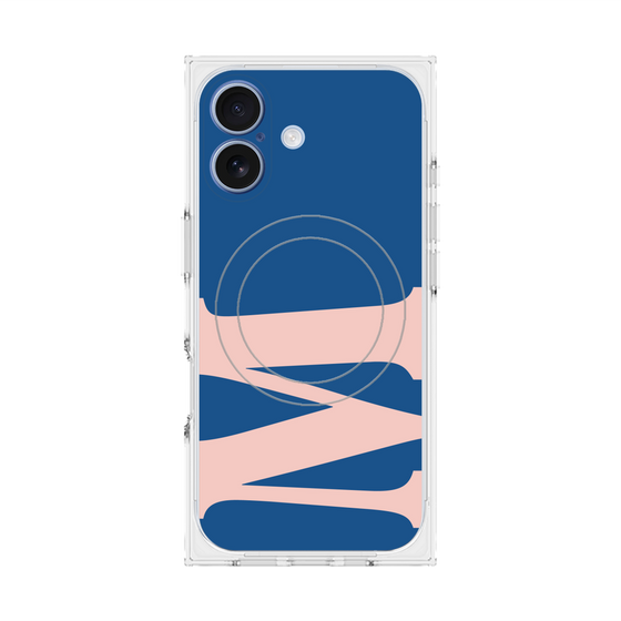 Premium Square Case with MagSafe［ Original - initial color - M navy ］