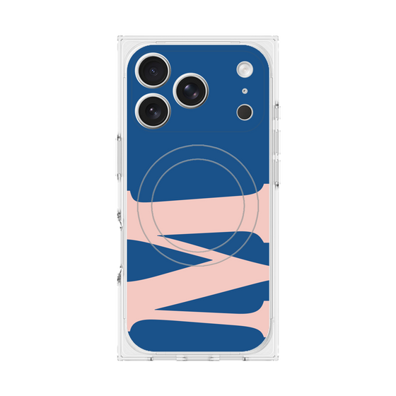 Premium Square Case with MagSafe［ Original - initial color - M navy ］