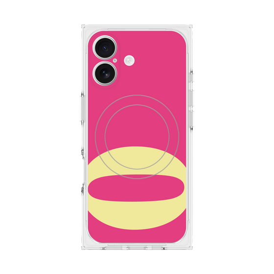 Premium Square Case with MagSafe［ Original - initial color - O pink ］