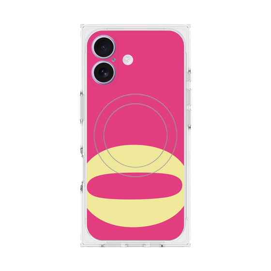 Premium Square Case with MagSafe［ Original - initial color - O pink ］