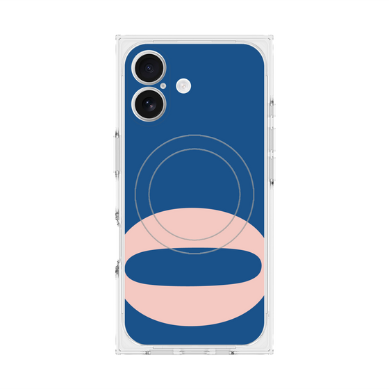 Premium Square Case with MagSafe［ Original - initial color - O navy ］