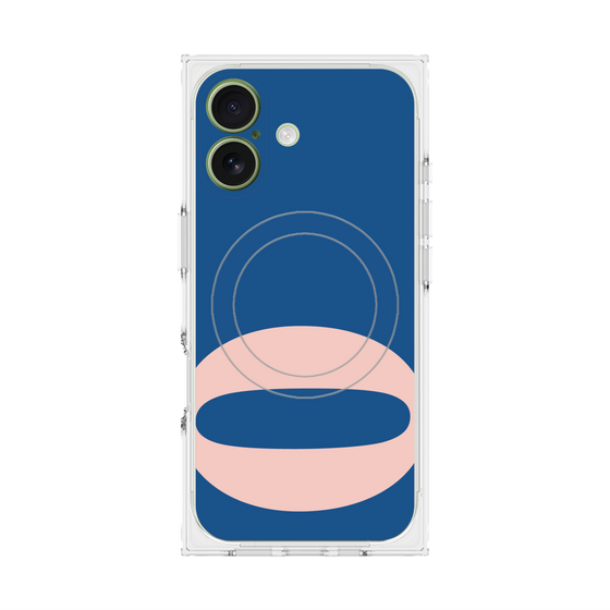 Premium Square Case with MagSafe［ Original - initial color - O navy ］