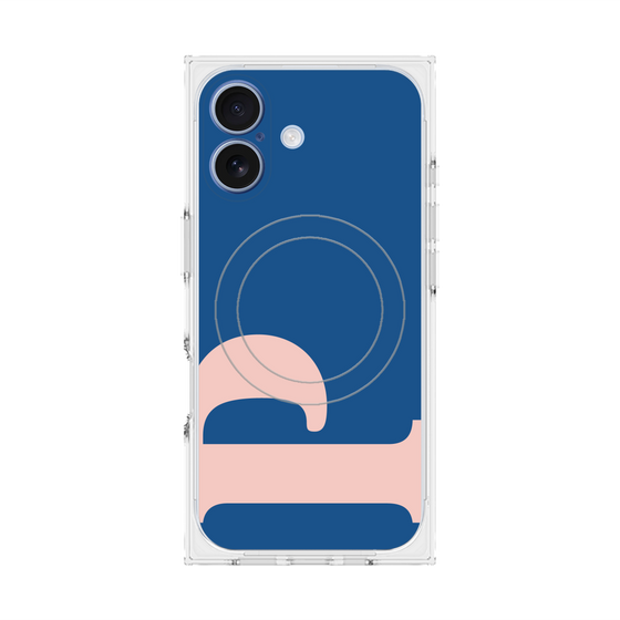 Premium Square Case with MagSafe［ Original - initial color - P navy ］