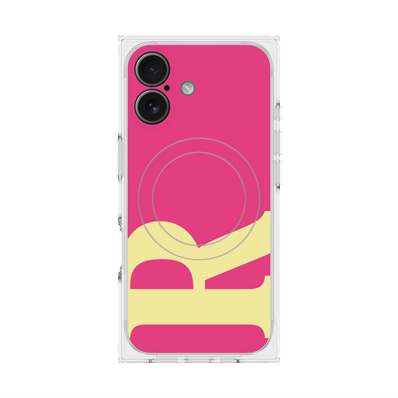 Premium Square Case with MagSafe［ Original - initial color - R pink ］