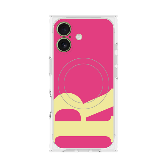 Premium Square Case with MagSafe［ Original - initial color - R pink ］