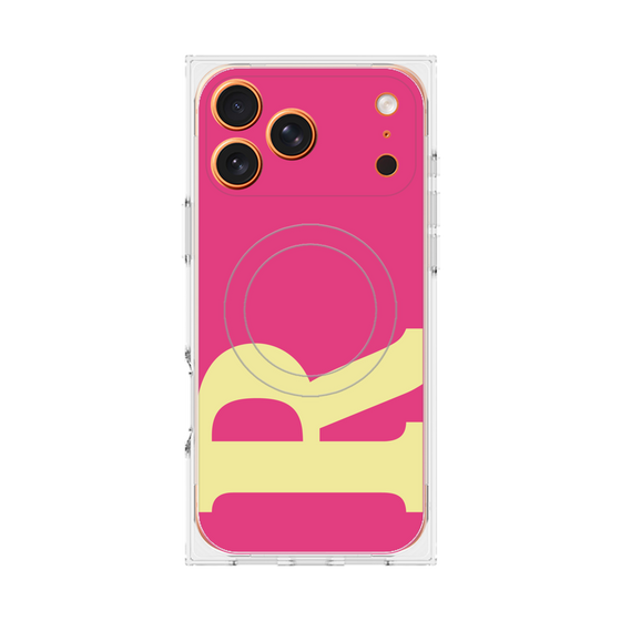 Premium Square Case with MagSafe［ Original - initial color - R pink ］