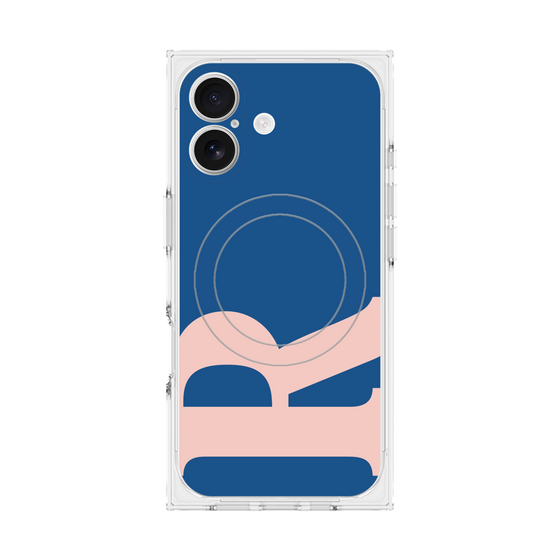 Premium Square Case with MagSafe［ Original - initial color - R navy ］