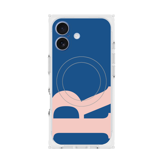 Premium Square Case with MagSafe［ Original - initial color - R navy ］