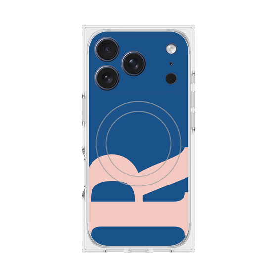 Premium Square Case with MagSafe［ Original - initial color - R navy ］