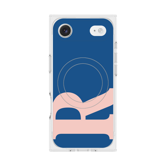 Premium Square Case with MagSafe［ Original - initial color - R navy ］