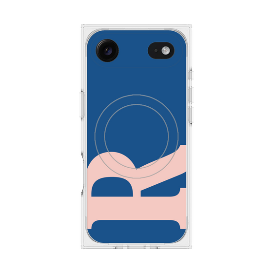 Premium Square Case with MagSafe［ Original - initial color - R navy ］