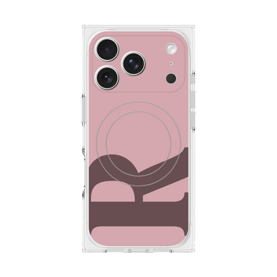 Premium Square Case with MagSafe［ Original - initial color - R dusty pink ］