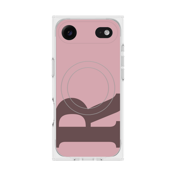 Premium Square Case with MagSafe［ Original - initial color - R dusty pink ］