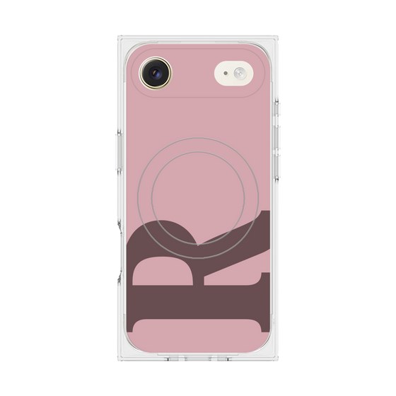 Premium Square Case with MagSafe［ Original - initial color - R dusty pink ］