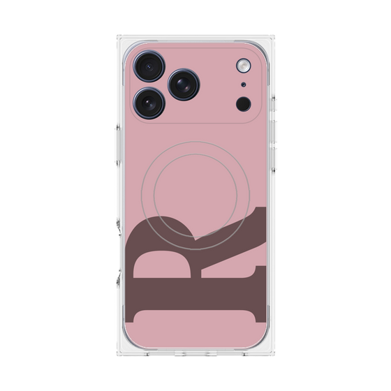 Premium Square Case with MagSafe［ Original - initial color - R dusty pink ］