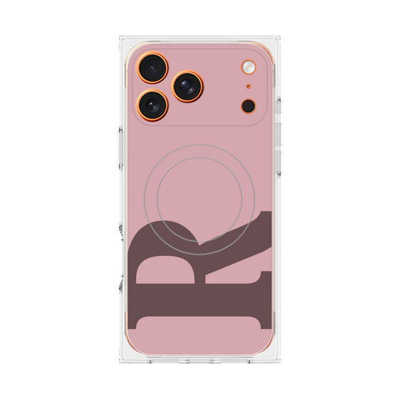 Premium Square Case with MagSafe［ Original - initial color - R dusty pink ］
