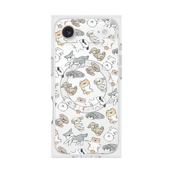 Premium Square Case with MagSafe［ Hello, It's Dog - Nap ］