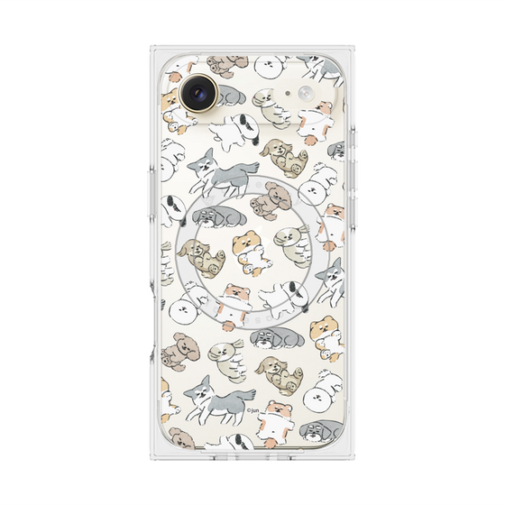 Premium Square Case with MagSafe［ Hello, It's Dog - Nap ］