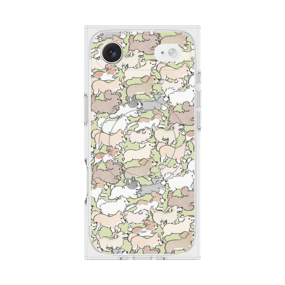 Premium Square Case with MagSafe［ Hello, It's Dog - Full of Dogs ］