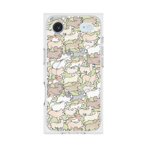 Premium Square Case with MagSafe［ Hello, It's Dog - Full of Dogs ］