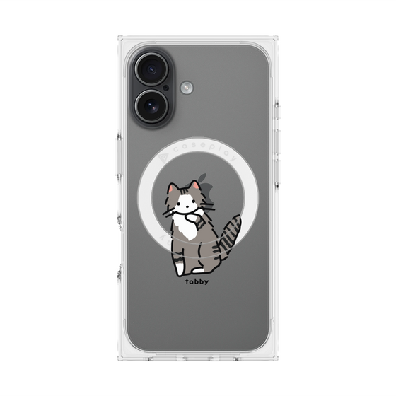 Premium Square Case with MagSafe［ Original - CASEPLAY Cat - tabby ］