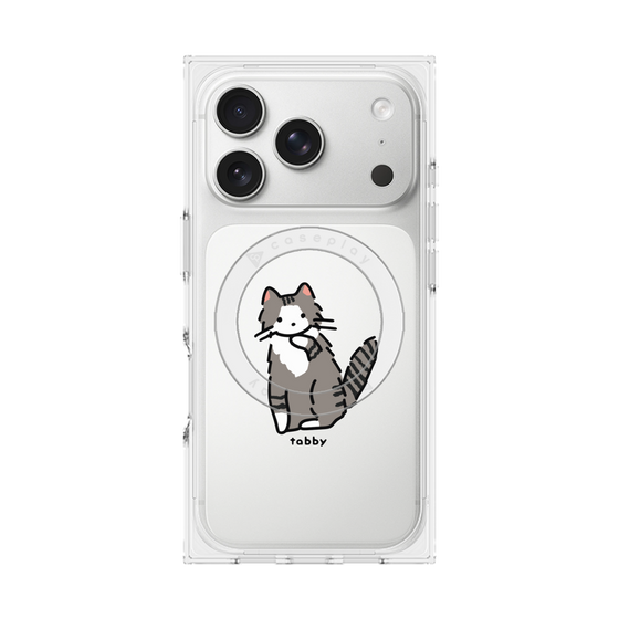 Premium Square Case with MagSafe［ Original - CASEPLAY Cat - tabby ］
