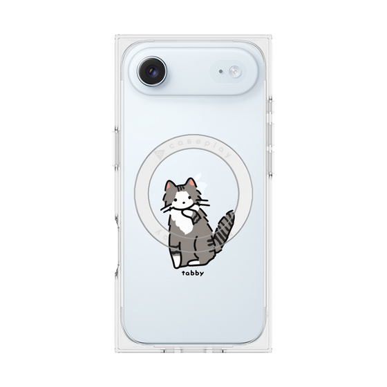 Premium Square Case with MagSafe［ Original - CASEPLAY Cat - tabby ］