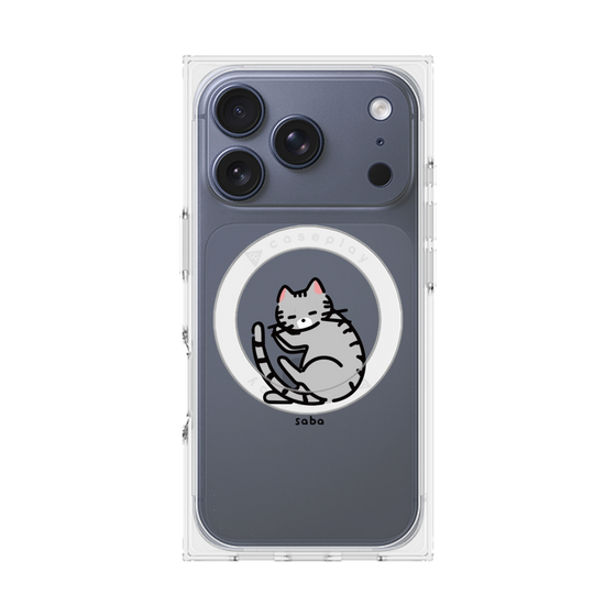 Premium Square Case with MagSafe［ Original - CASEPLAY Cat - Saba ］