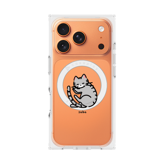Premium Square Case with MagSafe［ Original - CASEPLAY Cat - Saba ］