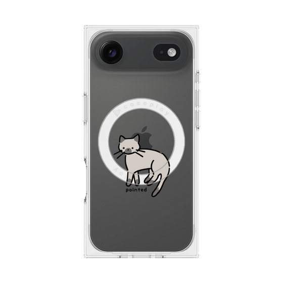 Premium Square Case with MagSafe［ Original - CASEPLAY Cat - pointed ］