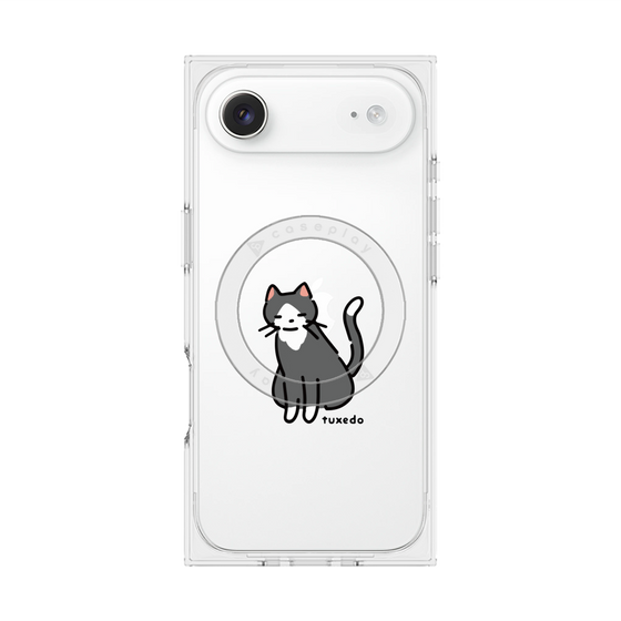 Premium Square Case with MagSafe［ Original - CASEPLAY Cat - tuxedo ］