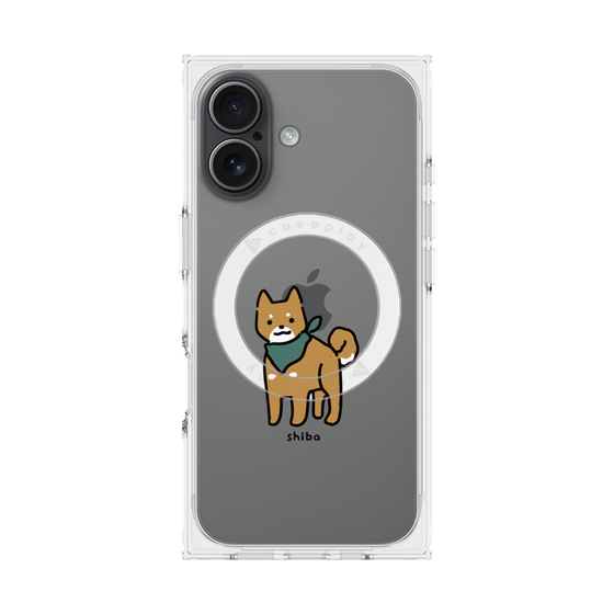 Premium Square Case with MagSafe［ Original - CASEPLAY Dog - shiba ］