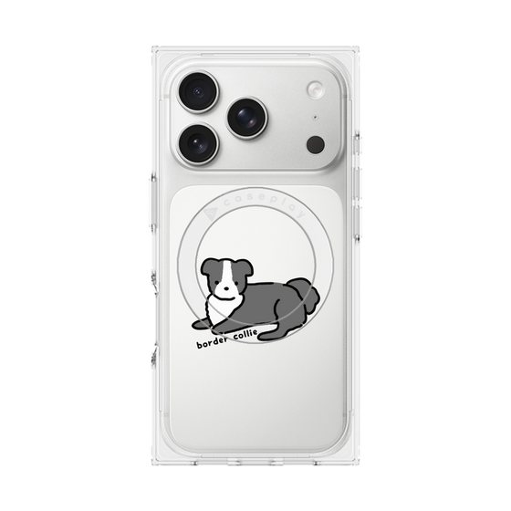 Premium Square Case with MagSafe［ Original - CASEPLAY Dog - border collie ］