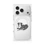 Premium Square Case with MagSafe［ Original - CASEPLAY Dog - border collie ］