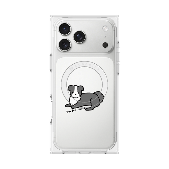 Premium Square Case with MagSafe［ Original - CASEPLAY Dog - border collie ］