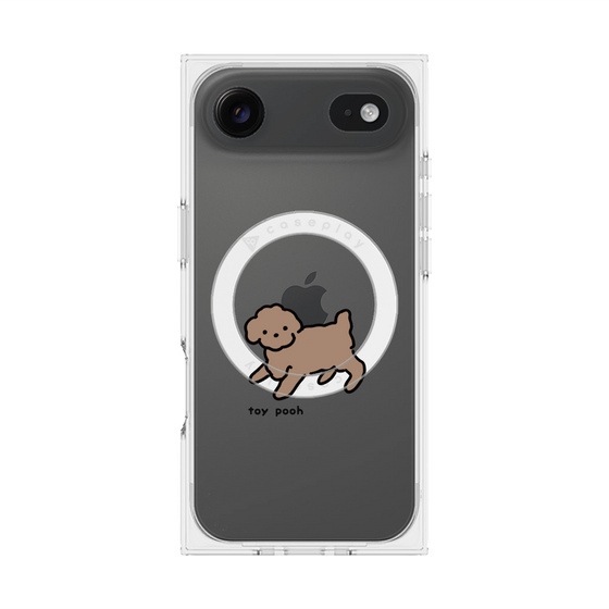 Premium Square Case with MagSafe［ Original - CASEPLAY Dog - Toy Pooh ］