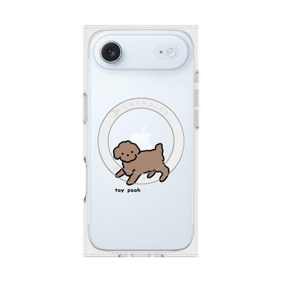 Premium Square Case with MagSafe［ Original - CASEPLAY Dog - Toy Pooh ］