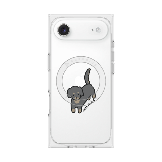 Premium Square Case with MagSafe［ Original - CASEPLAY Dog - Dachshund ］