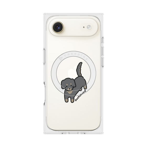 Premium Square Case with MagSafe［ Original - CASEPLAY Dog - Dachshund ］