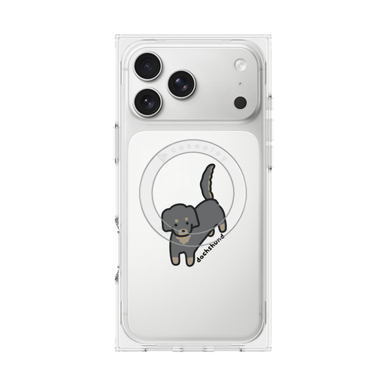 Premium Square Case with MagSafe［ Original - CASEPLAY Dog - Dachshund ］