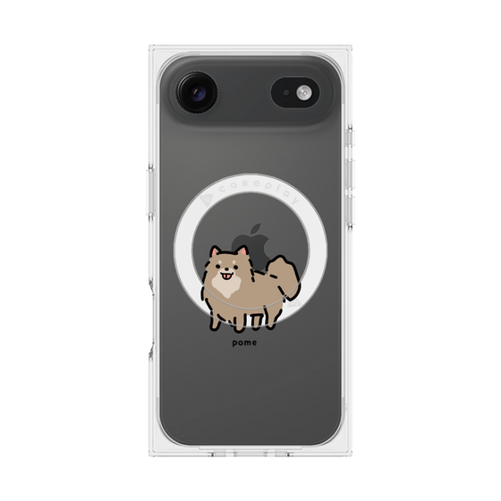 Premium Square Case with MagSafe［ Original - CASEPLAY Dog - Pome ］