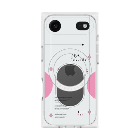 Premium Square Case with MagSafe［ Original - Instax Case - Pink ］