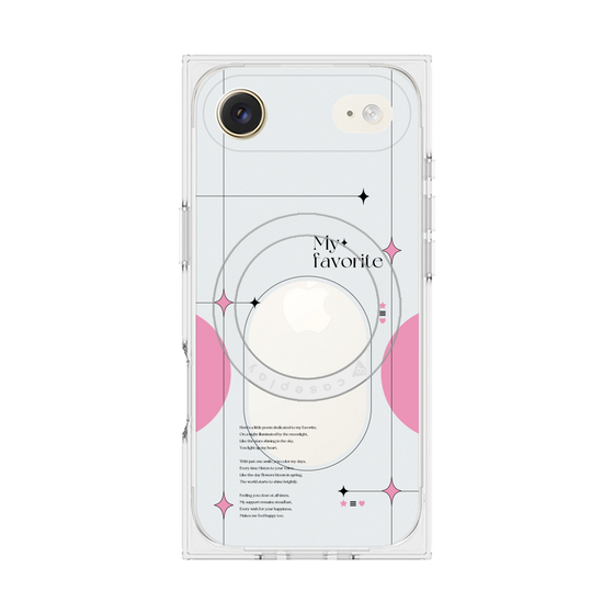 Premium Square Case with MagSafe［ Original - Instax Case - Pink ］