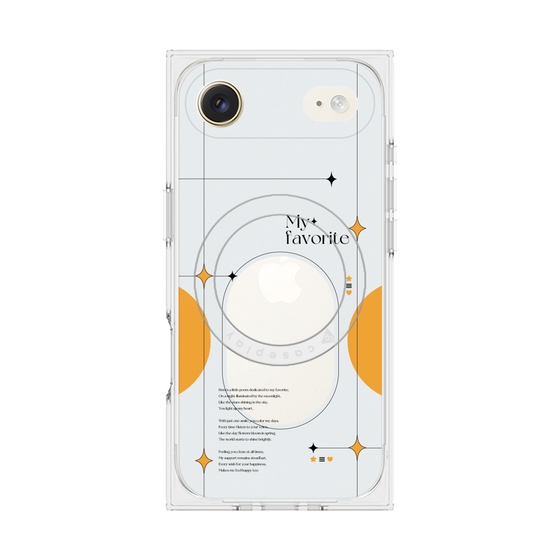 Premium Square Case with MagSafe［ Original - Instax Case - Orange ］