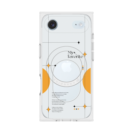 Premium Square Case with MagSafe［ Original - Instax Case - Orange ］