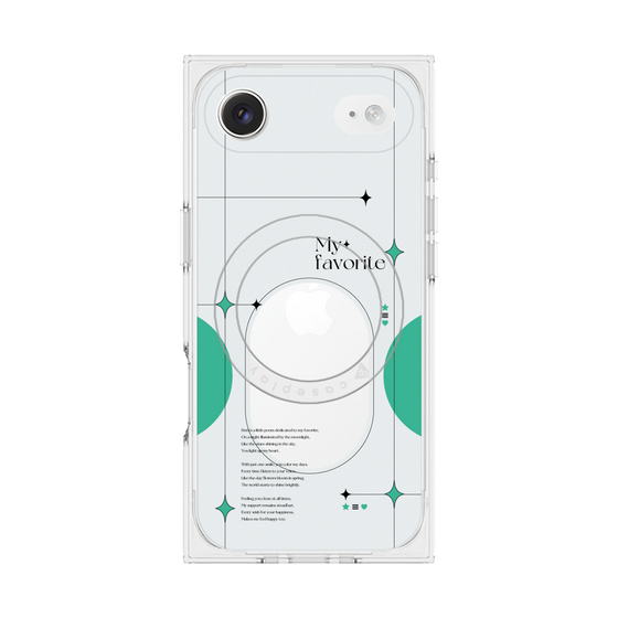 Premium Square Case with MagSafe［ Original - Instax Case - Green ］