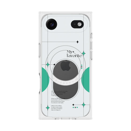 Premium Square Case with MagSafe［ Original - Instax Case - Green ］