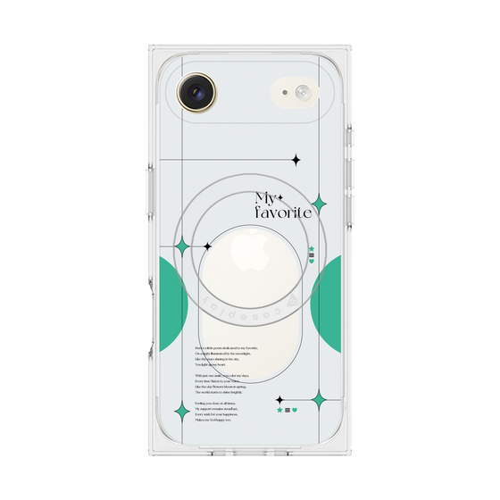 Premium Square Case with MagSafe［ Original - Instax Case - Green ］